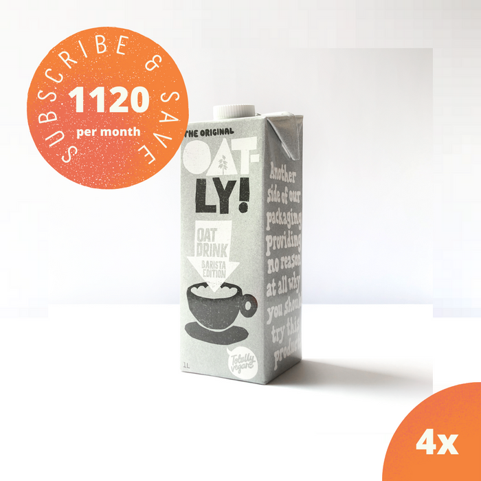 3-Month Gift Box: Oatly Barista Edition Oatmilk (4L)